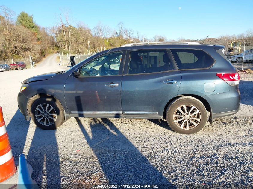 2014 Nissan Pathfinder Sl VIN: 5N1AR2MM7EC663148 Lot: 40843952