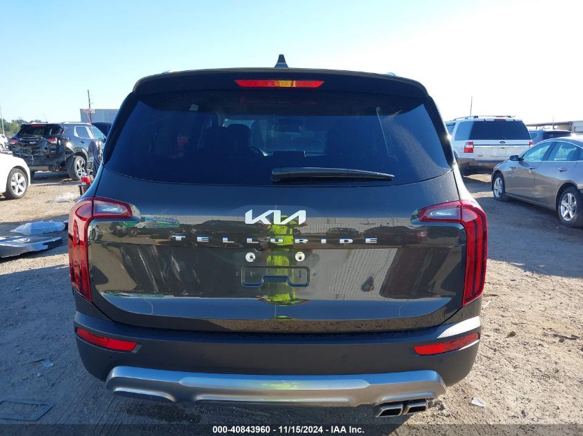 2022 Kia Telluride S VIN: 5XYP64HC5NG196909 Lot: 40843960