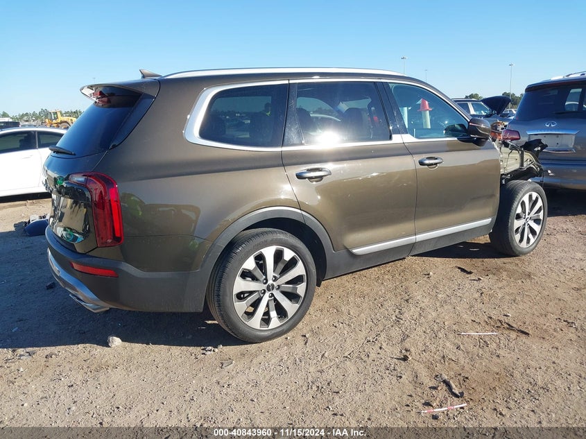 2022 KIA TELLURIDE 3.8L V-6 DI, DOHC, V(VIN: 5XYP64HC5NG196909