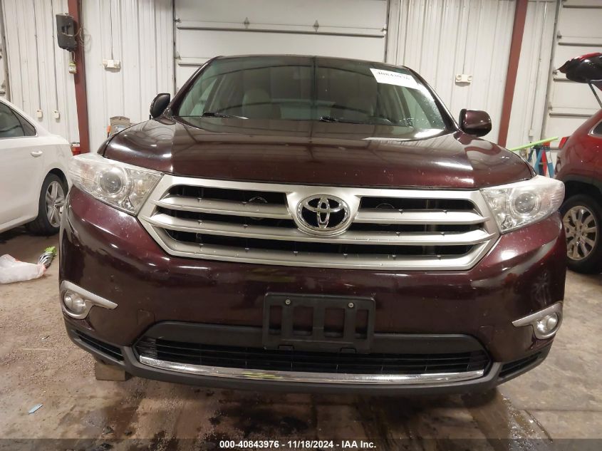 2012 Toyota Highlander Limited V6 VIN: 5TDDK3EHXCS141249 Lot: 40843976