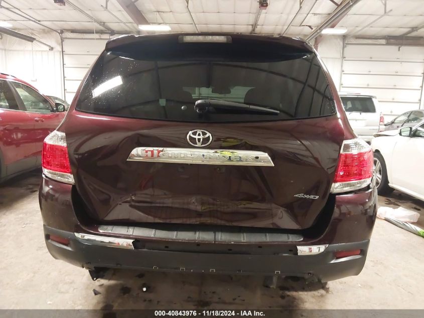 2012 Toyota Highlander Limited V6 VIN: 5TDDK3EHXCS141249 Lot: 40843976