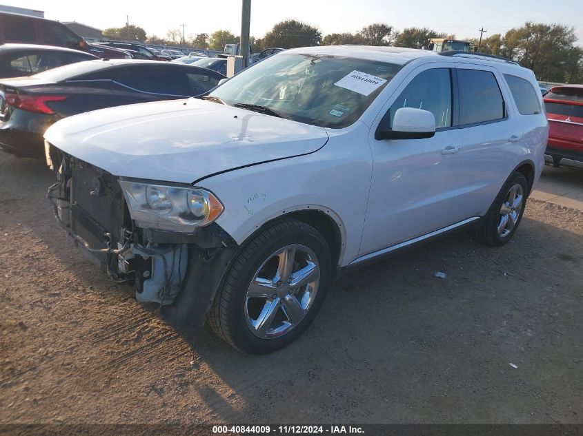 2013 Dodge Durango Sxt VIN: 1C4RDHAG3DC699375 Lot: 40844009