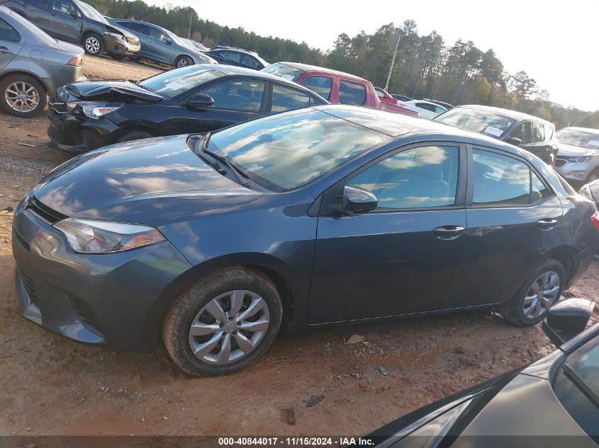 2014 Toyota Corolla Le VIN: 2T1BURHEXEC068353 Lot: 40844017