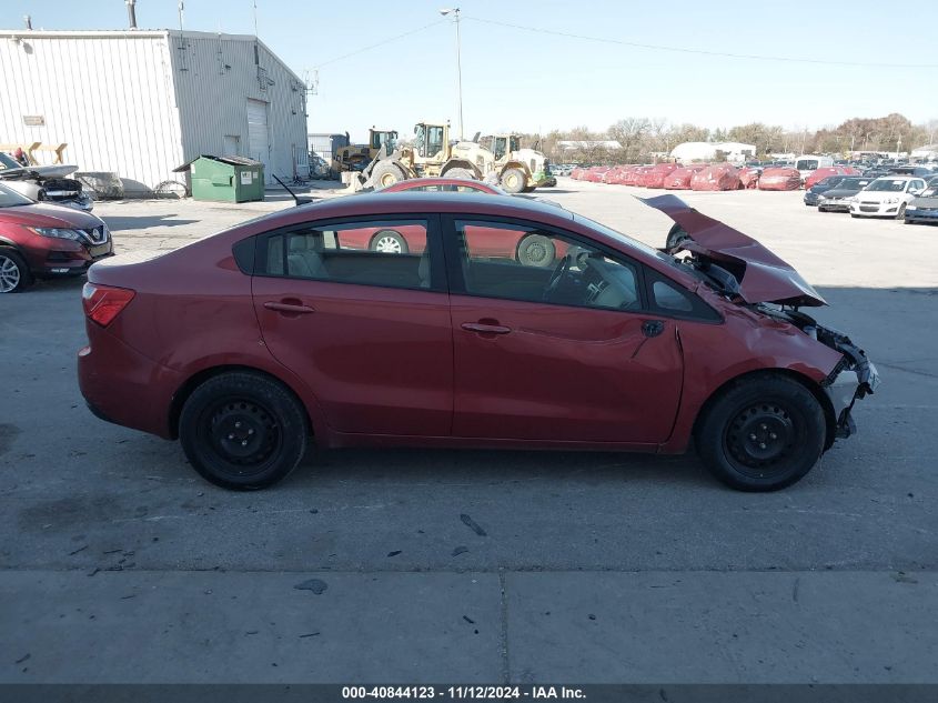 2013 Kia Rio Lx VIN: KNADM4A30D6300336 Lot: 40844123