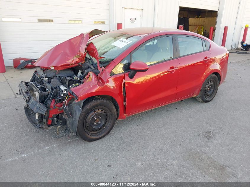 2013 Kia Rio Lx VIN: KNADM4A30D6300336 Lot: 40844123