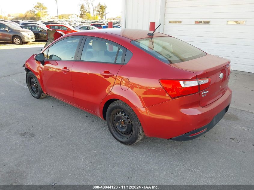 2013 Kia Rio Lx VIN: KNADM4A30D6300336 Lot: 40844123