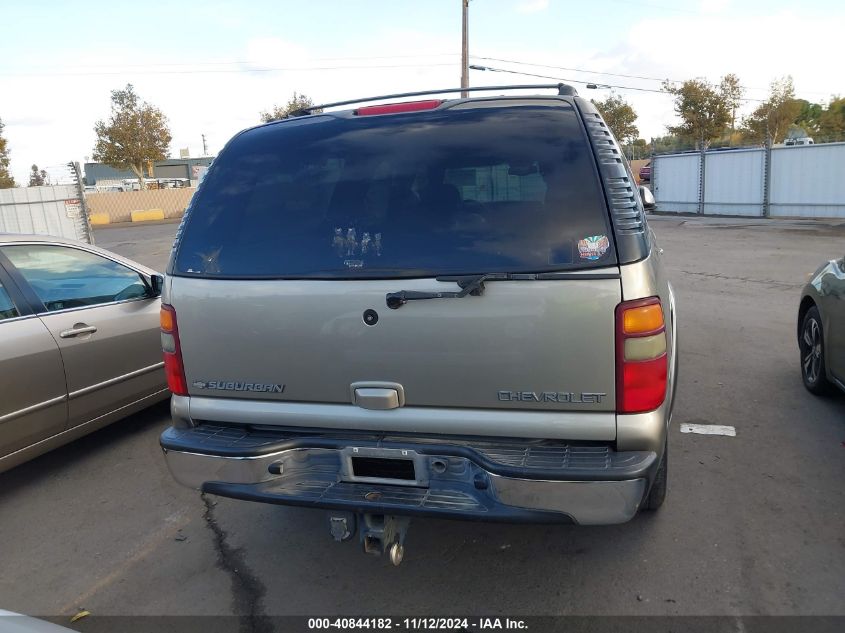 2001 Chevrolet Suburban 1500 Lt VIN: 3GNEC16T81G253382 Lot: 40844182