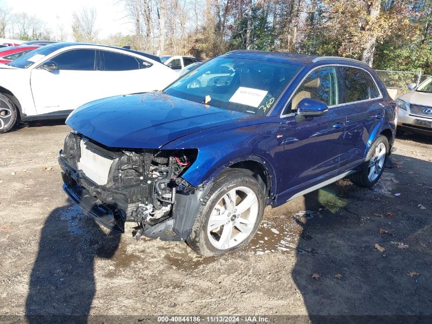 2022 Audi Q3 Premium 45 Tfsi S Line Quattro Tiptronic VIN: WA1DECF36N1061709 Lot: 40844186