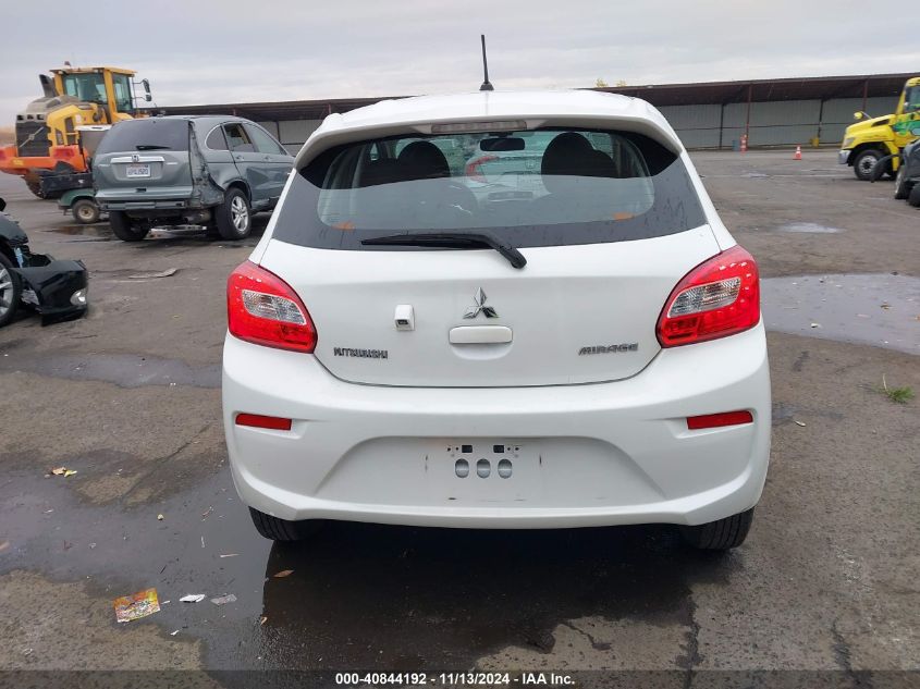 2018 Mitsubishi Mirage Es VIN: ML32A3HJ8JH010270 Lot: 40844192