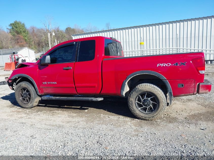 2009 Nissan Titan Pro-4X VIN: 1N6AA06C99N310843 Lot: 40844244