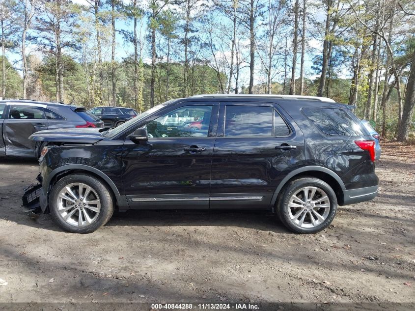 VIN 1FM5K7D86KGA84971 2019 FORD EXPLORER XLT