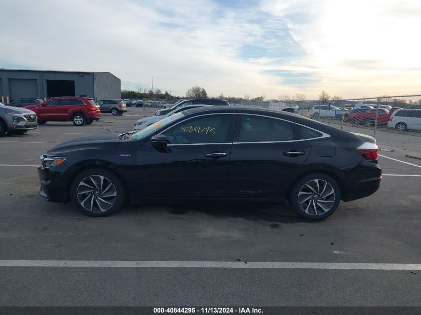 2019 Honda Insight Touring VIN: 19XZE4F95KE000091 Lot: 40844295