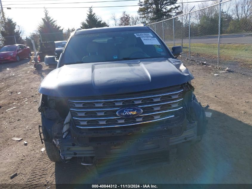 2017 Ford Explorer Xlt VIN: 1FM5K7D81HGE02519 Lot: 40844312