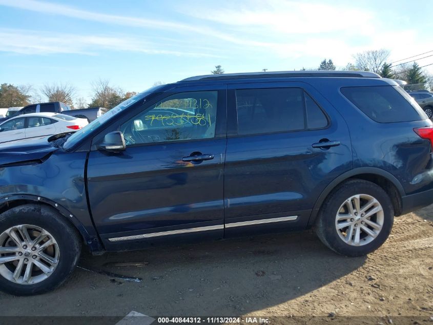 2017 Ford Explorer Xlt VIN: 1FM5K7D81HGE02519 Lot: 40844312