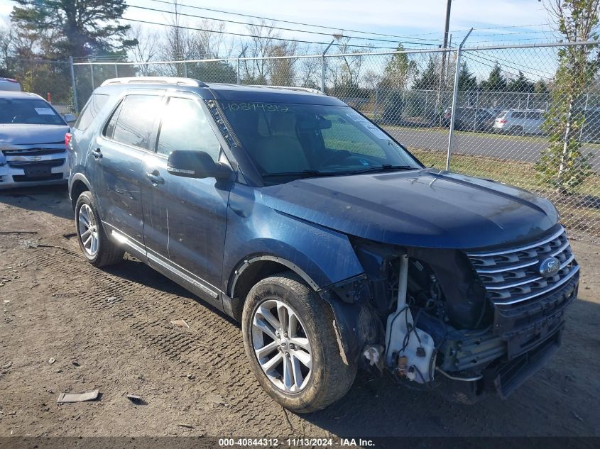 2017 Ford Explorer Xlt VIN: 1FM5K7D81HGE02519 Lot: 40844312