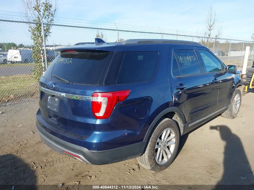 2017 Ford Explorer Xlt VIN: 1FM5K7D81HGE02519 Lot: 40844312