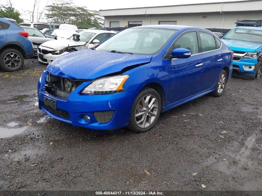 VIN 3N1AB7AP9FY374577 2015 Nissan Sentra, SR no.2