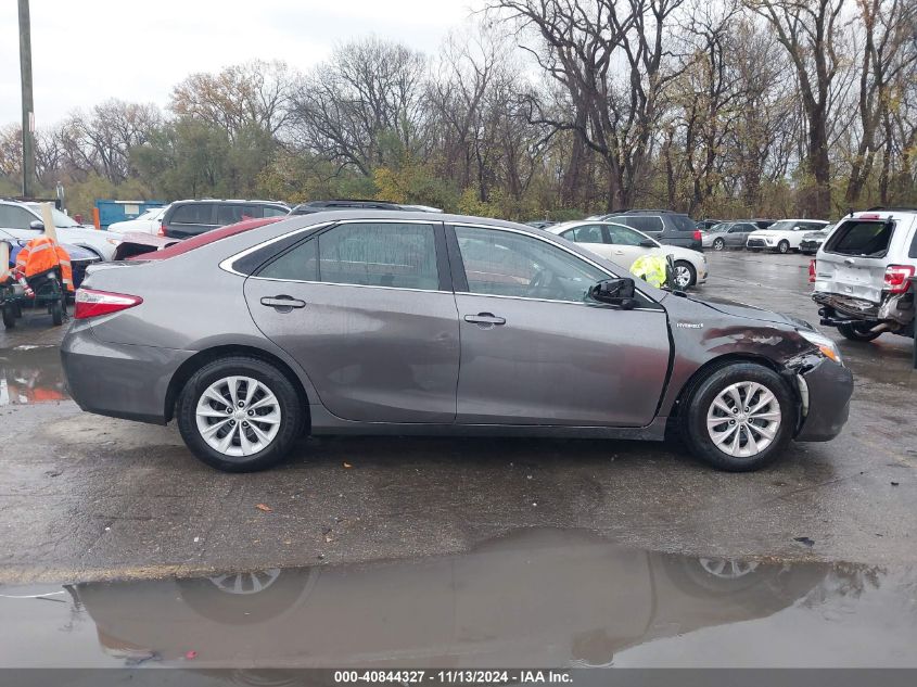 2016 Toyota Camry Hybrid Le VIN: 4T1BD1FK6GU182717 Lot: 40844327