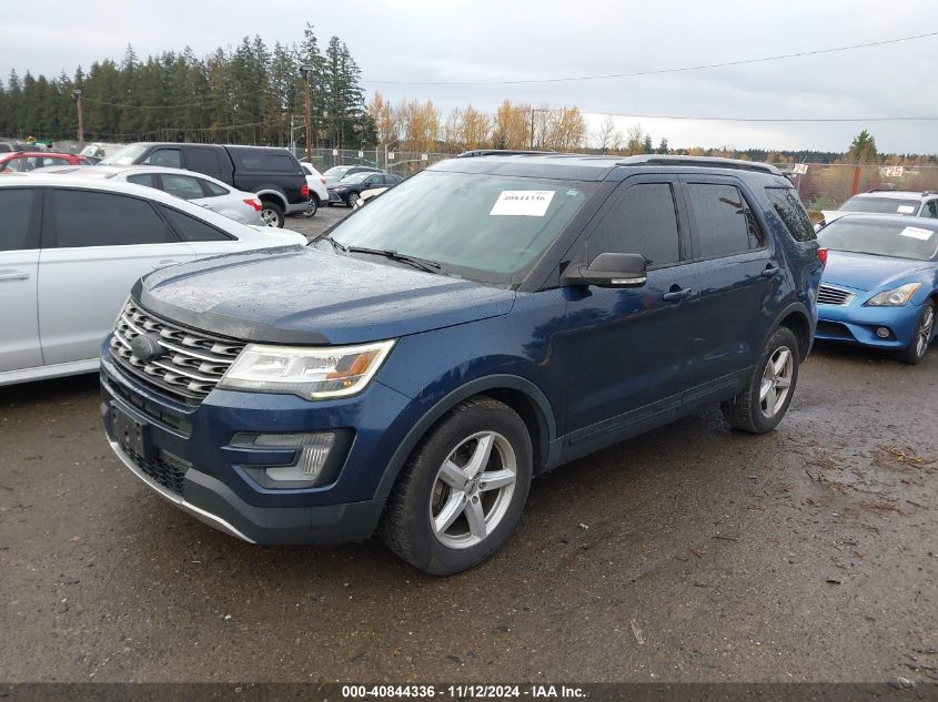 2017 Ford Explorer Xlt VIN: 1FM5K8D88HGC77749 Lot: 40844336