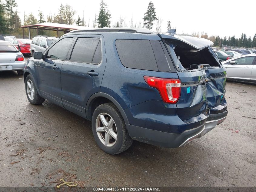 2017 Ford Explorer Xlt VIN: 1FM5K8D88HGC77749 Lot: 40844336