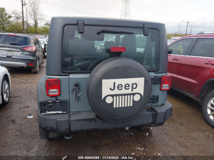 2014 Jeep Wrangler Sport VIN: 1C4AJWAG6EL136221 Lot: 40844369