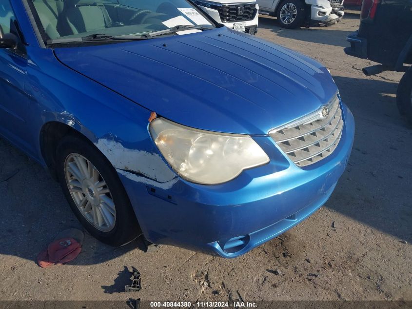 2008 Chrysler Sebring Lx VIN: 1C3LC45K38N614839 Lot: 40844380