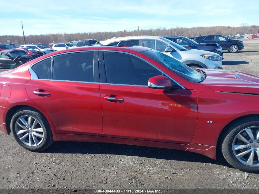 2014 Infiniti Q50 Premium VIN: JN1BV7AR4EM697482 Lot: 40844403