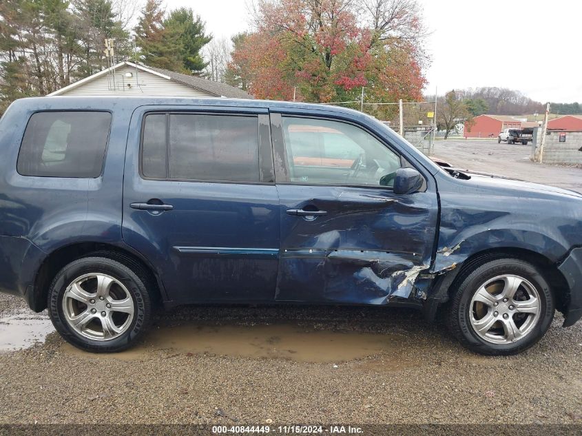 2012 Honda Pilot Ex-L VIN: 5FNYF4H53CB077279 Lot: 40844449