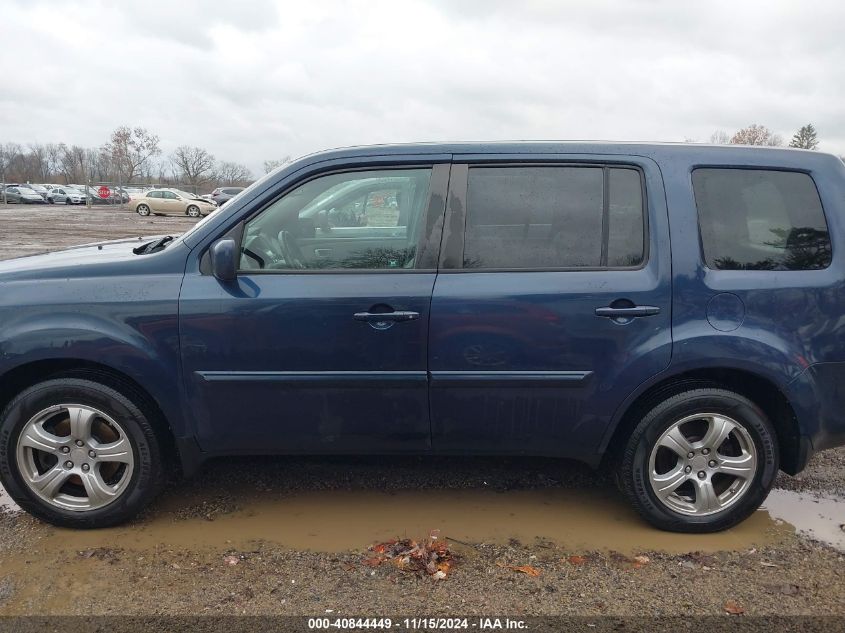 2012 Honda Pilot Ex-L VIN: 5FNYF4H53CB077279 Lot: 40844449