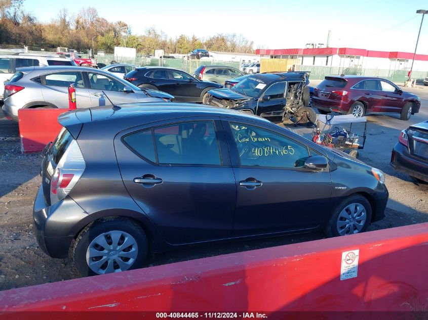 2013 Toyota Prius C Two VIN: JTDKDTB32D1041882 Lot: 40844465