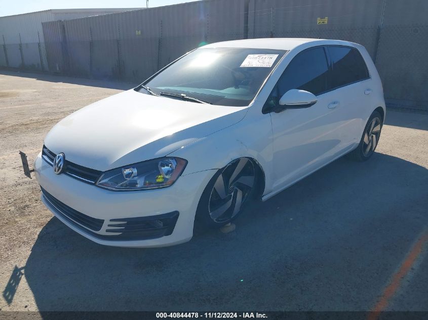 2015 Volkswagen Golf Tdi S 4-Door VIN: 3VW2A7AU7FM069920 Lot: 40844478