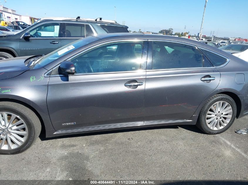 2014 Toyota Avalon Hybrid Xle Touring VIN: 4T1BD1EB5EU027879 Lot: 40844491