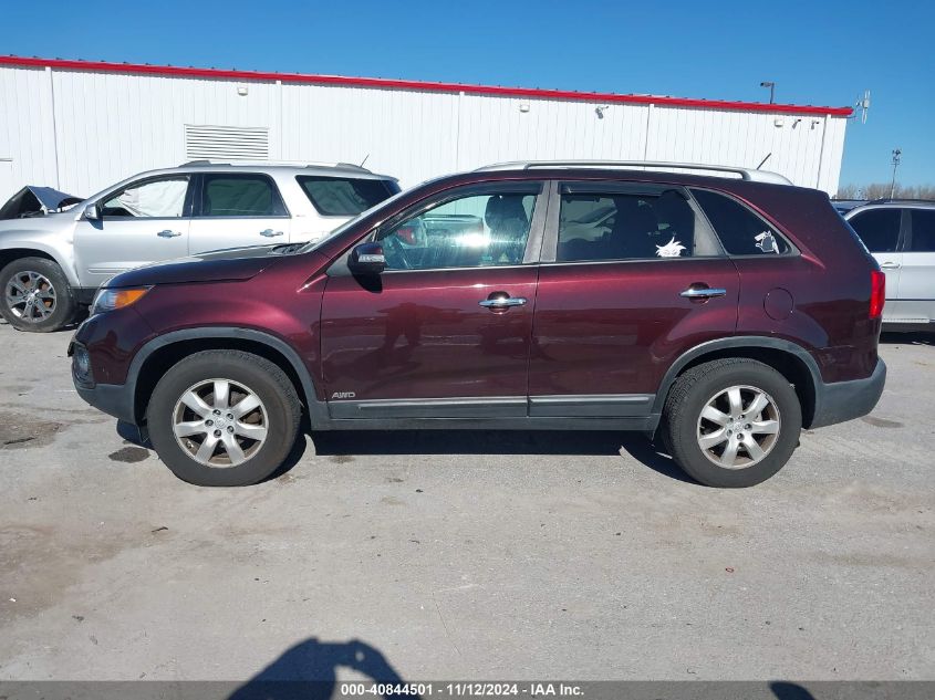 2011 Kia Sorento Lx VIN: 5XYKTDA18BG020329 Lot: 40844501