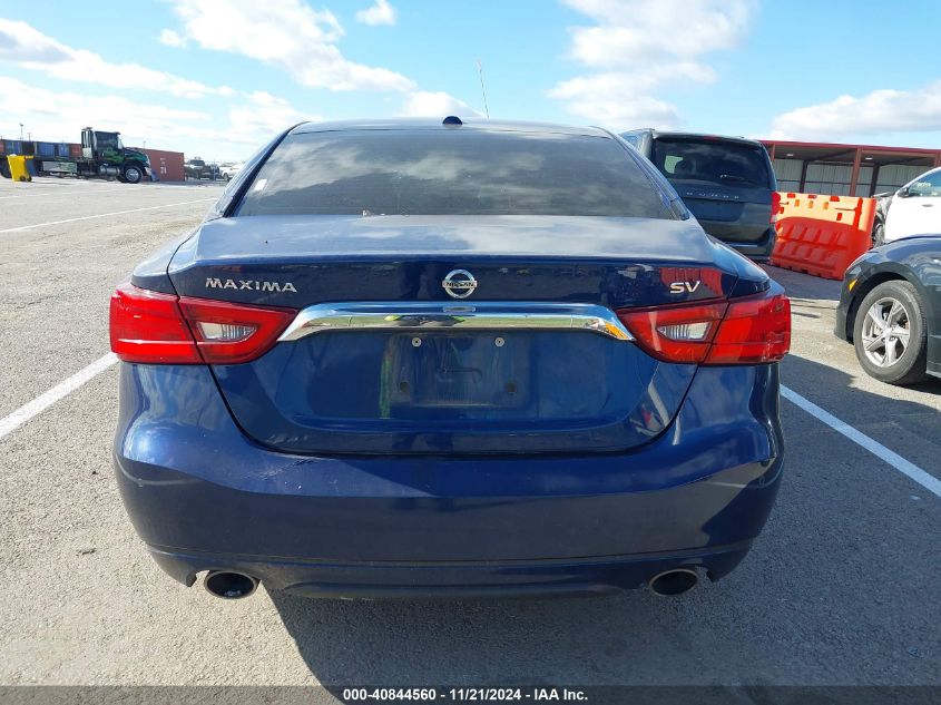 VIN 1N4AA6AP0JC386490 2018 NISSAN MAXIMA 3.5 SV