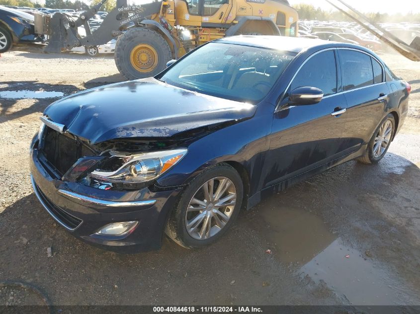 VIN KMHGC4DD7DU214696 2013 Hyundai Genesis, 3.8 no.2