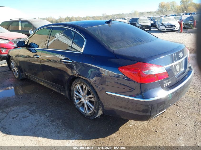 VIN KMHGC4DD7DU214696 2013 Hyundai Genesis, 3.8 no.3