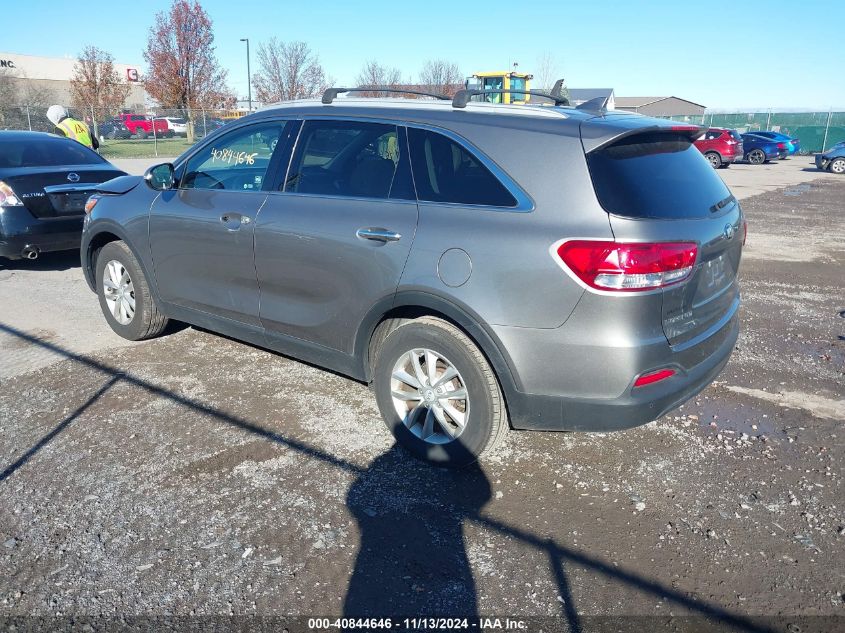 VIN 5XYPG4A34HG206485 2017 KIA Sorento, 2.4L Lx no.3