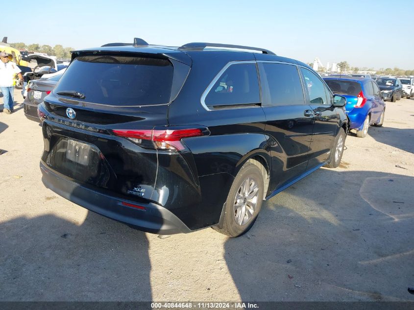 2021 Toyota Sienna Xle VIN: 5TDYRKECXMS068719 Lot: 40844648