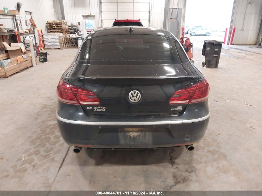 2014 Volkswagen Cc 3.6L Vr6 Executive VIN: WVWGU7ANXEE517662 Lot: 40844701