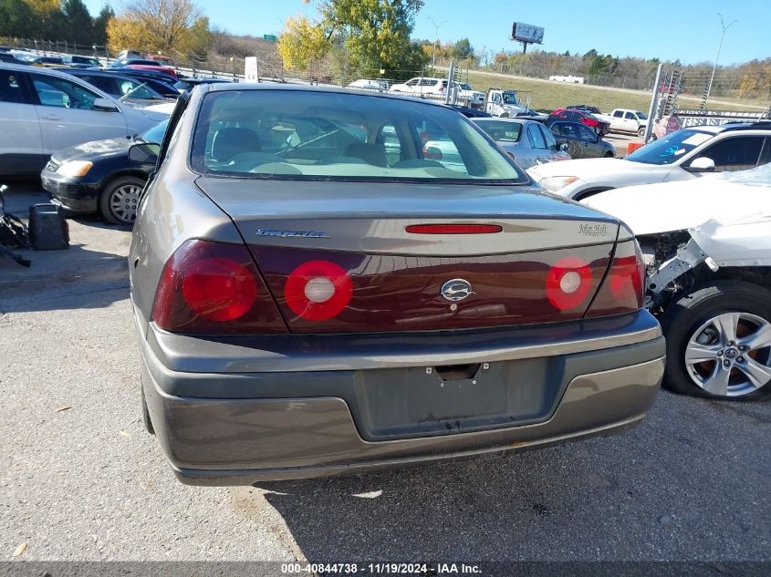 2003 Chevrolet Impala VIN: 2G1WF52E239285186 Lot: 40844738