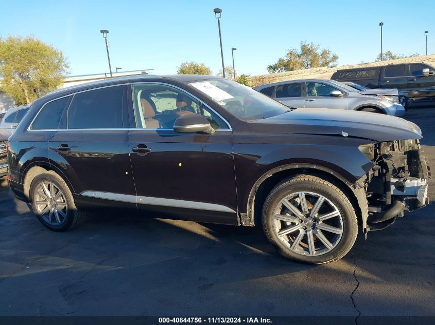 2018 Audi Q7 2.0T Premium VIN: WA1LHAF75JD041664 Lot: 40844756