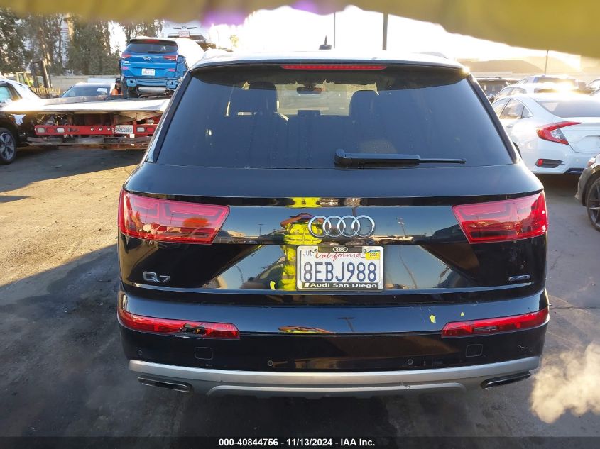 2018 Audi Q7 2.0T Premium VIN: WA1LHAF75JD041664 Lot: 40844756