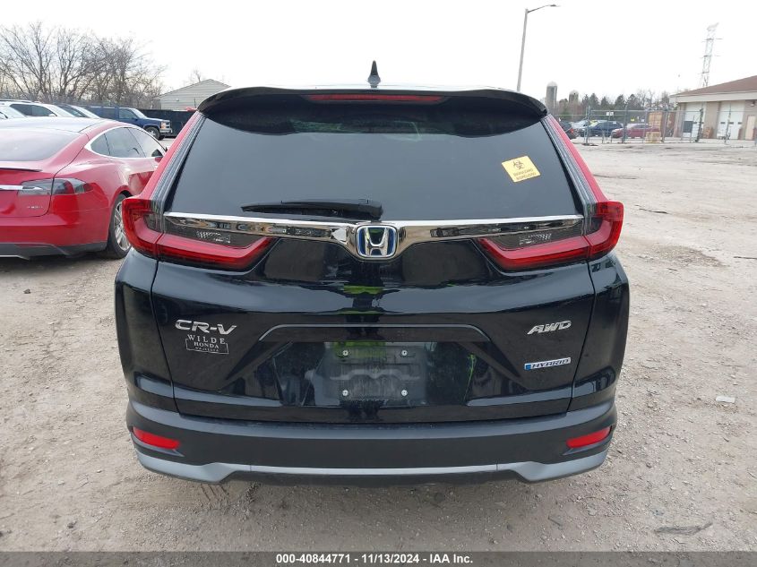 2022 Honda Cr-V Hybrid Ex-L VIN: 5J6RT6H86NL044709 Lot: 40844771