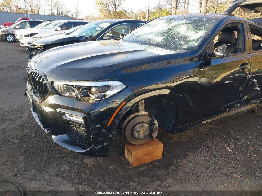 2021 BMW X6 xDrive40I VIN: 5UXCY6C02M9E19071 Lot: 40844785