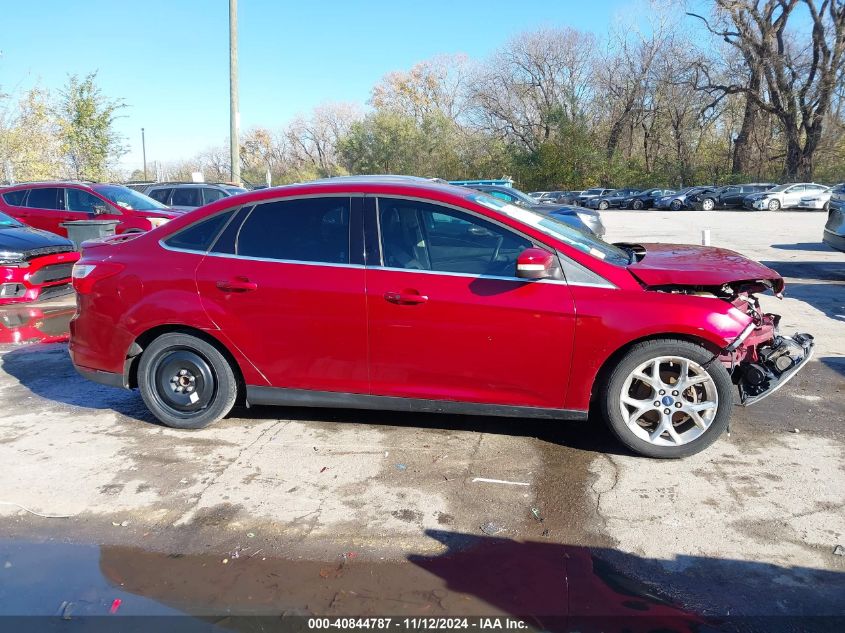 2013 Ford Focus Titanium VIN: 1FADP3J21DL383889 Lot: 40844787