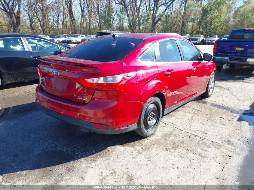 2013 Ford Focus Titanium VIN: 1FADP3J21DL383889 Lot: 40844787