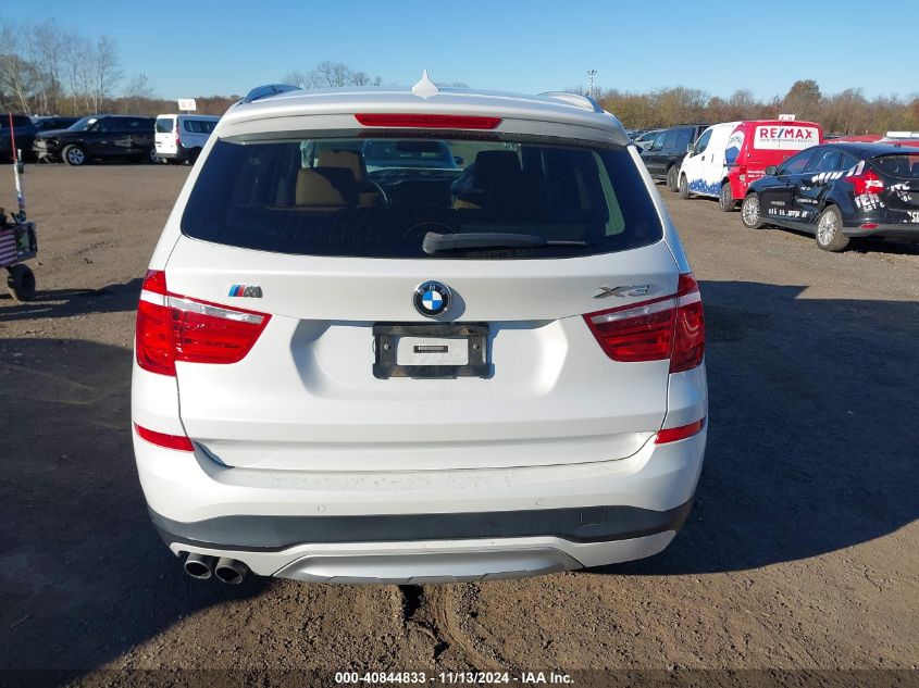 2017 BMW X3 xDrive28I VIN: 5UXWX9C53H0D99565 Lot: 40844833