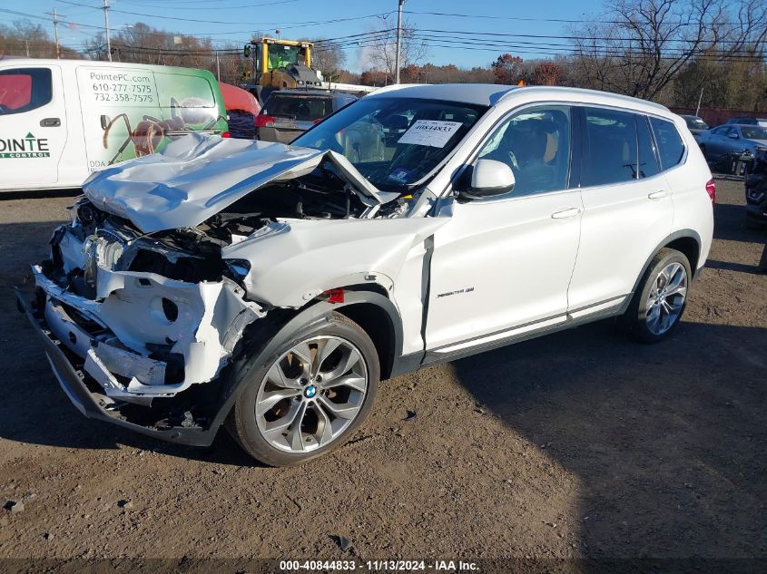 2017 BMW X3 xDrive28I VIN: 5UXWX9C53H0D99565 Lot: 40844833