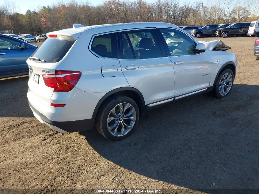 2017 BMW X3 xDrive28I VIN: 5UXWX9C53H0D99565 Lot: 40844833