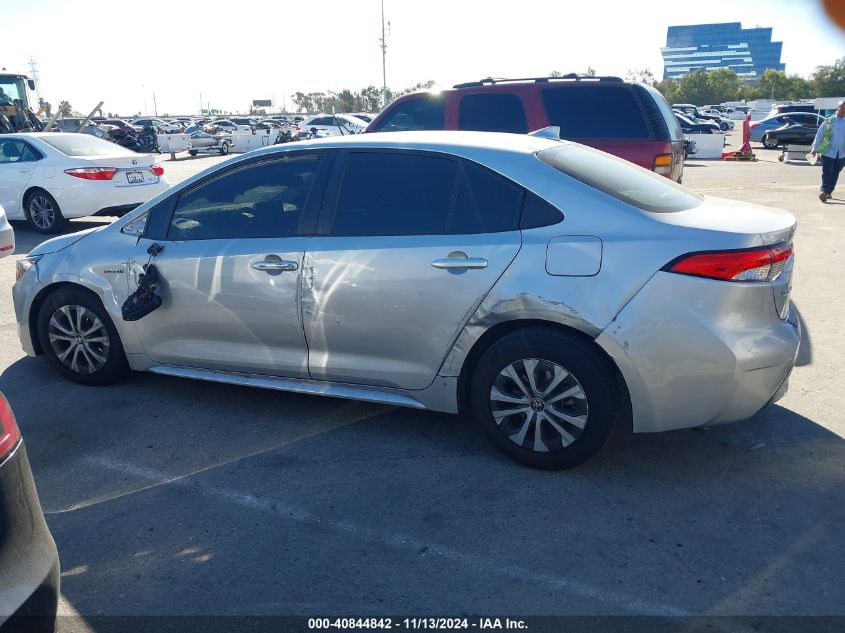 2020 Toyota Corolla Hybrid Le VIN: JTDEBRBE9LJ001451 Lot: 40844842